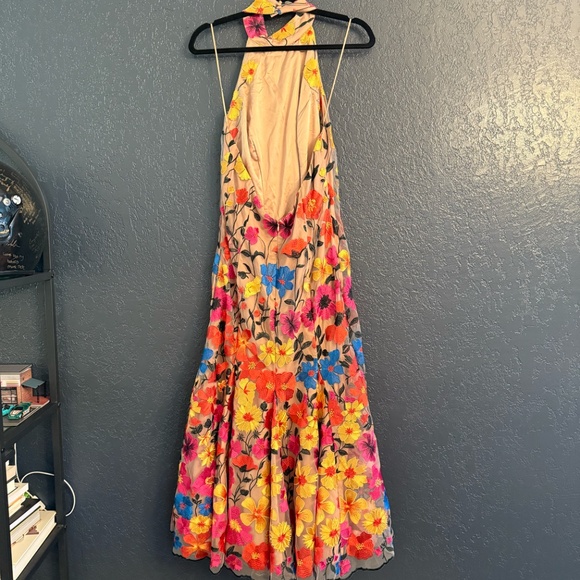 NWT Milly Penelope Floral Mesh Embroidered Dress - Picture 4 of 12